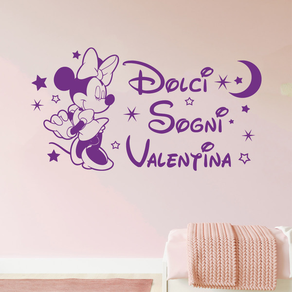 Vinilos Infantiles: Minnie Mouse, Dolci Sogni