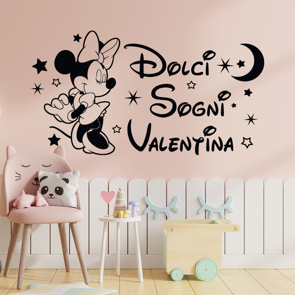 Vinilos Infantiles: Minnie Mouse, Dolci Sogni