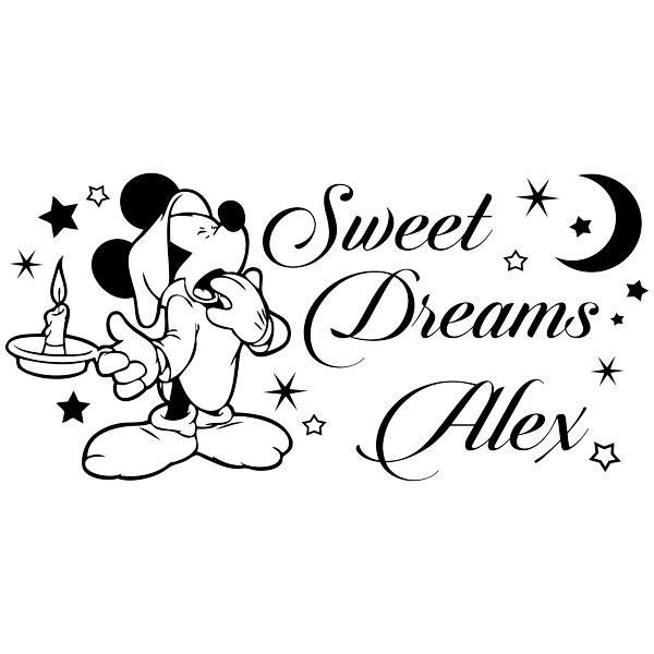 Vinilos Infantiles: Mickey Mouse, Sweet Dreams