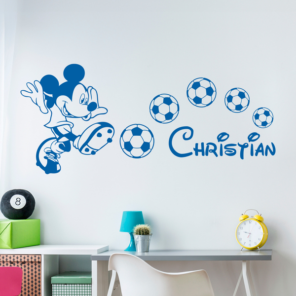 Vinilos Infantiles: Mickey Mouse con balones