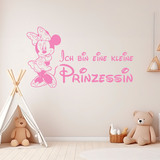 Vinilos Infantiles: Minnie, Ich bin eine kleine Princessin 2