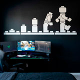 Vinilos Infantiles: Evoluci&oacute;n Figuras Lego