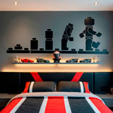 Vinilos Infantiles: Evoluci&oacute;n Figuras Lego