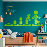 Vinilos Infantiles: Evoluci&oacute;n Figuras Lego