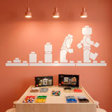 Vinilos Infantiles: Evoluci&oacute;n Figuras Lego