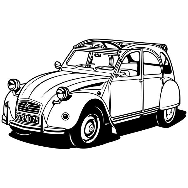 Vinilos Decorativos: Citroën 2CV