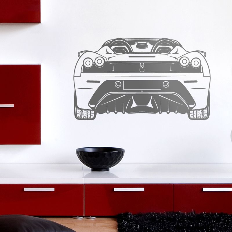Vinilos Decorativos: Ferrari F430, parte trasera