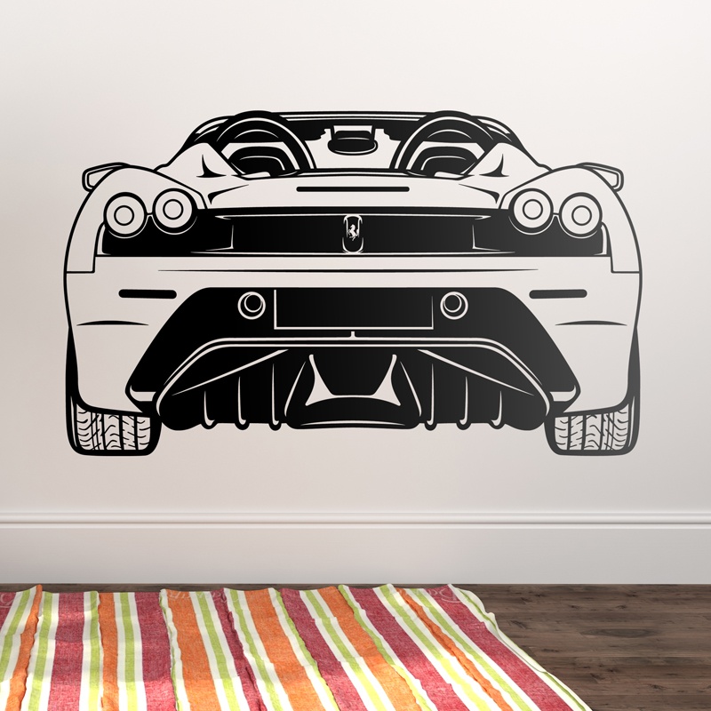 Vinilos Decorativos: Ferrari F430, parte trasera