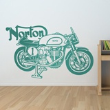 Vinilos Decorativos: Moto clásica Norton Manx 30M - 1960 2