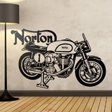 Vinilos Decorativos: Moto clásica Norton Manx 30M - 1960 3