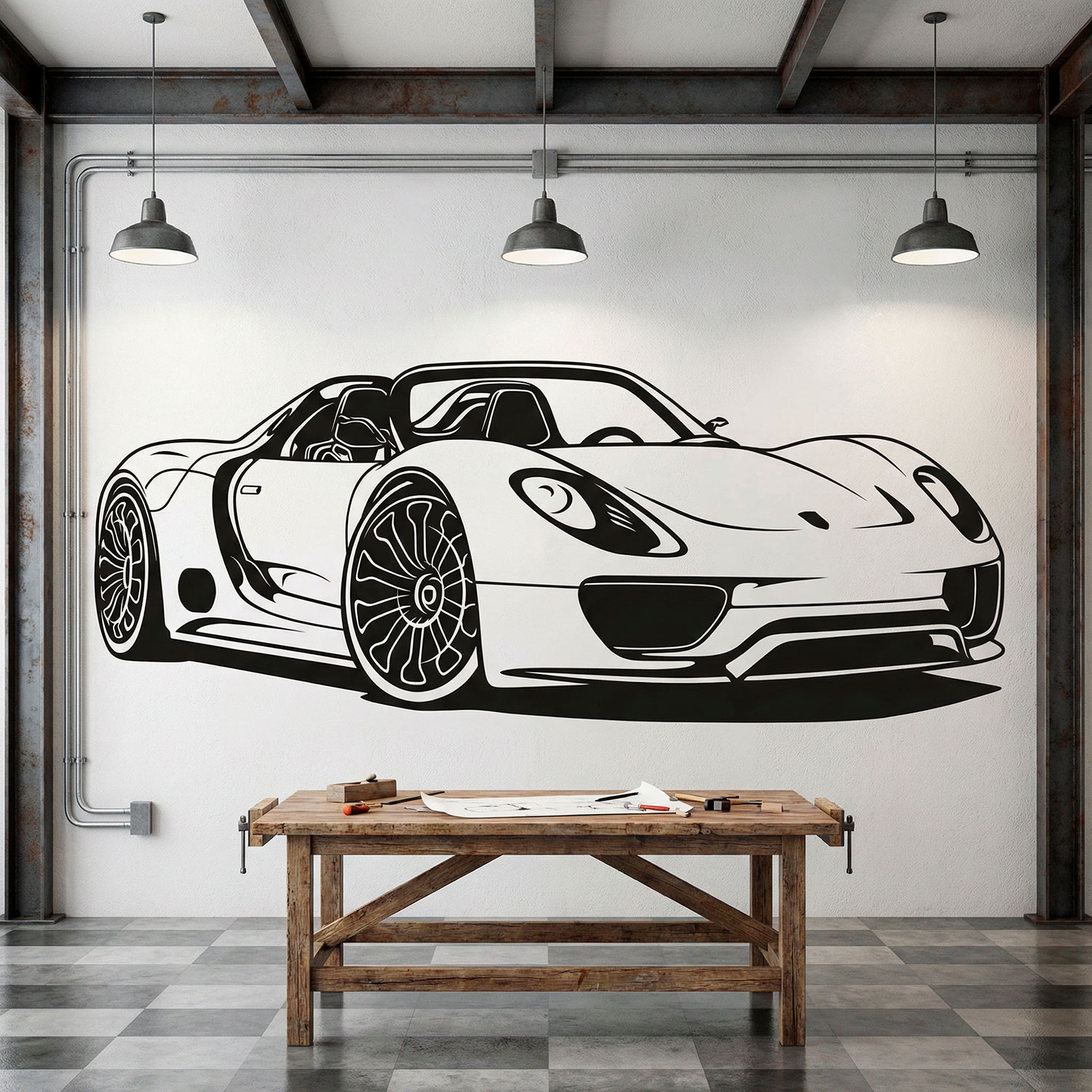Vinilos Decorativos: Porsche 918 Spyder