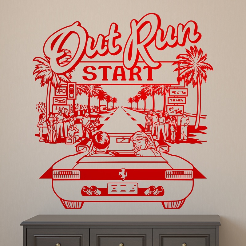 Vinilos Decorativos: Out Run