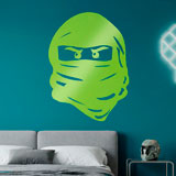 Vinilos Infantiles: Cara de Lego Ninja 14