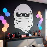 Vinilos Infantiles: Cara de Lego Ninja 19