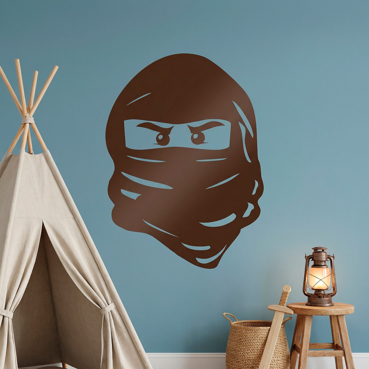 Vinilos Infantiles: Cara de Lego Ninja