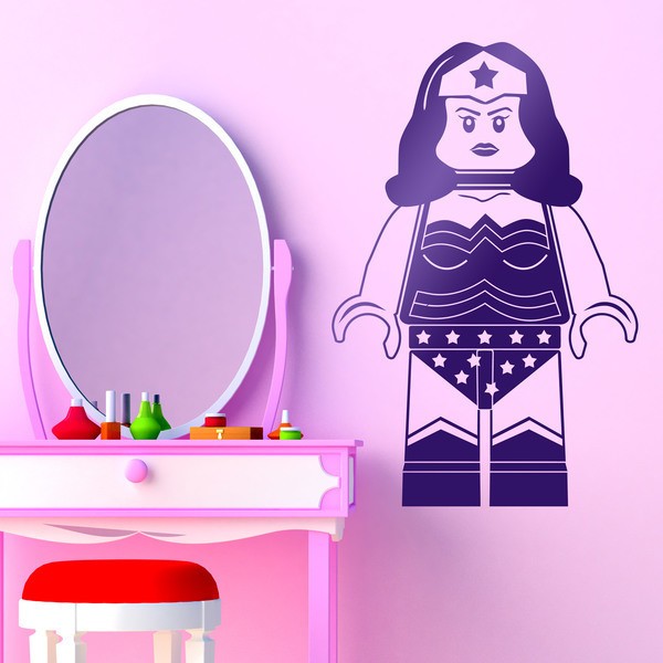 Vinilos Infantiles: Figura de Lego Wonder Woman