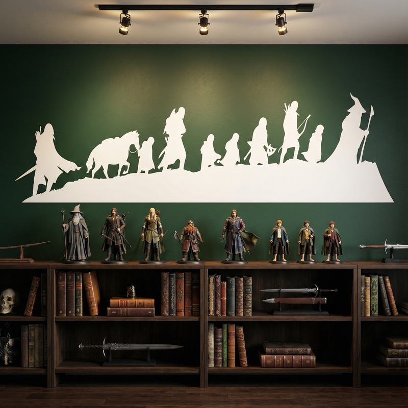 Vinilos Decorativos: Skyline El se&ntilde;or de los anillos