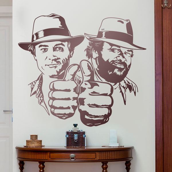 Vinilos Decorativos: Bud Spencer y Terence Hill