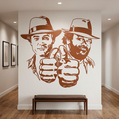 Vinilos Decorativos: Bud Spencer y Terence Hill