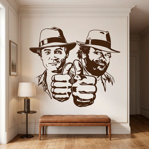 Vinilos Decorativos: Bud Spencer y Terence Hill