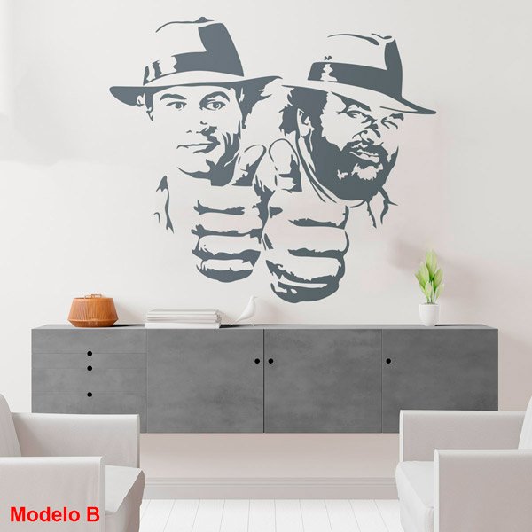 Vinilos Decorativos: Bud Spencer y Terence Hill