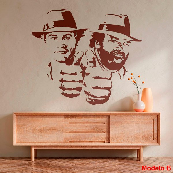 Vinilos Decorativos: Bud Spencer y Terence Hill