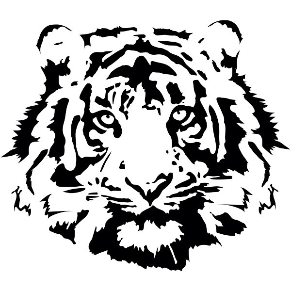 Vinilos Decorativos: La cara del tigre