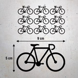 Vinilos Decorativos: Kit de 9 vinilos de Bicicletas de carreras 3