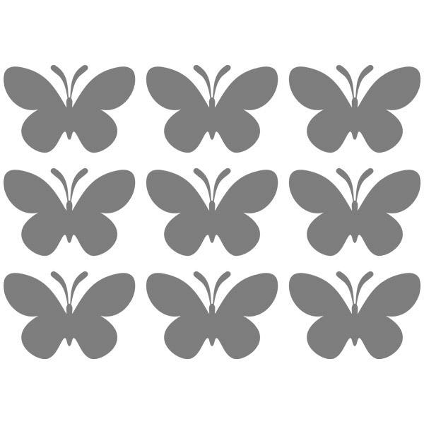 Vinilos Decorativos: Kit de 9 Mariposas