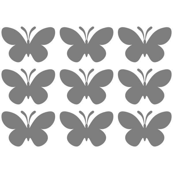 Vinilos Decorativos: Kit de 9 Mariposas