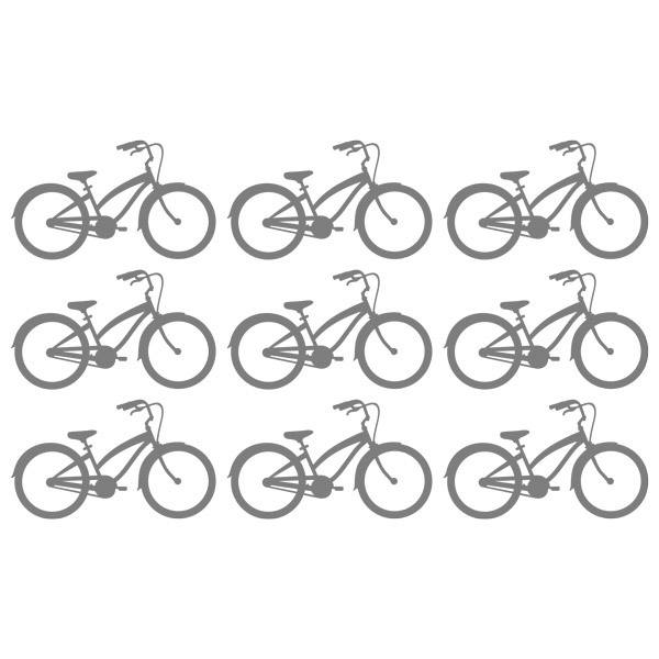 Vinilos Decorativos: Kit de 9 vinilos de Bicicletas clásicas