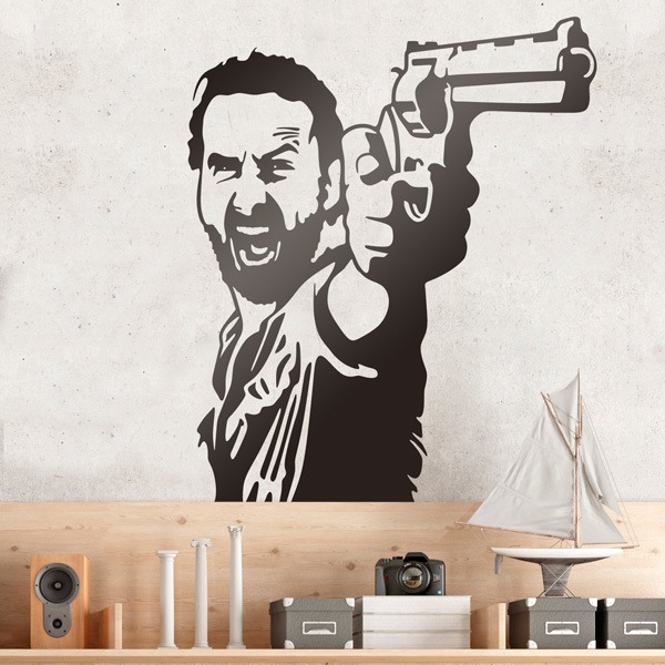 Vinilos Decorativos: Rick Grimes TWD