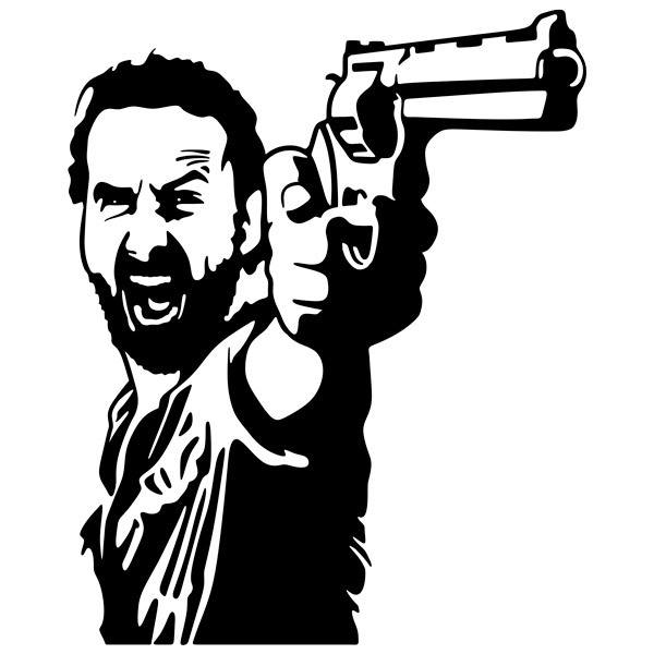 Vinilos Decorativos: Rick Grimes TWD