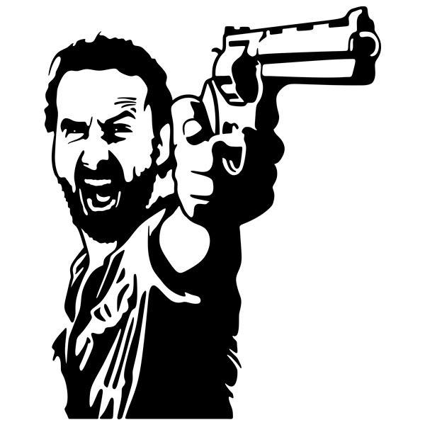 Vinilos Decorativos: Rick Grimes TWD