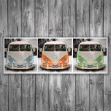 Vinilos Decorativos: 3 Volkswagen T1 (kombi) 3