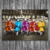 Vinilos Decorativos: 5 Vespas en Roma 3