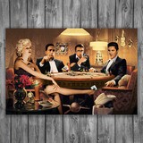 Vinilos Decorativos: Poker de estrellas de Hollywood 3