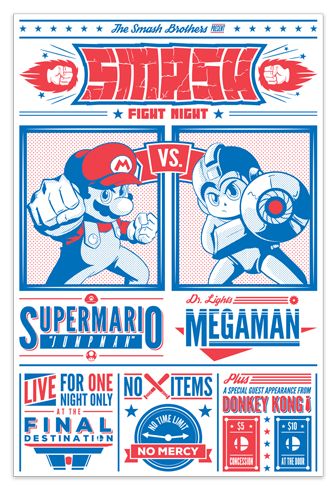 Vinilos Decorativos: Mario Bros vs Megaman