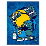 Vinilos Decorativos: Póster adhesivo Minion Bomb Box Graffiti 4