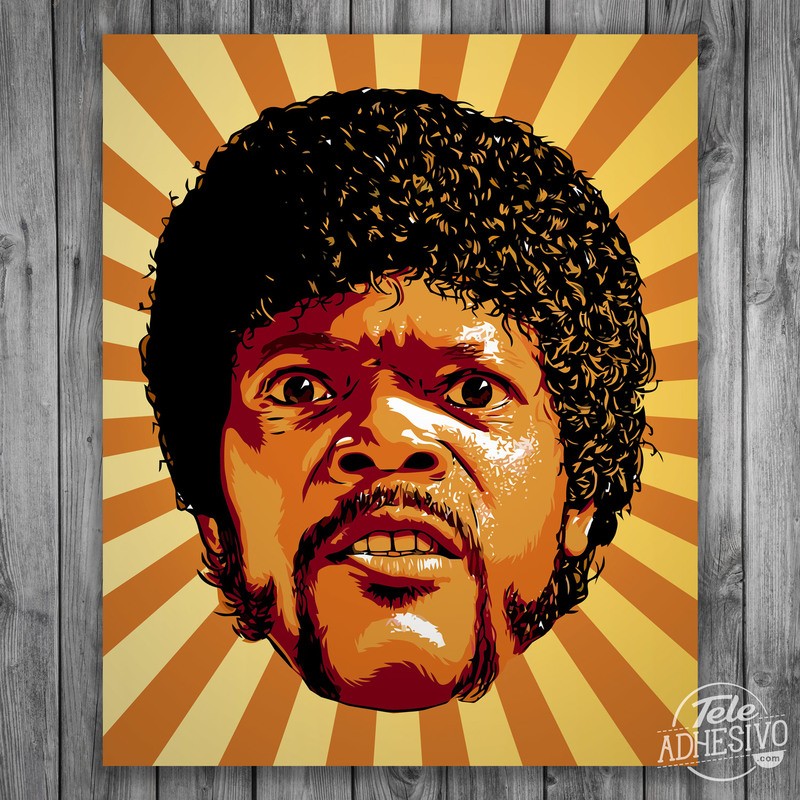 Vinilos Decorativos: Jules Winnfield, Pulp Fiction