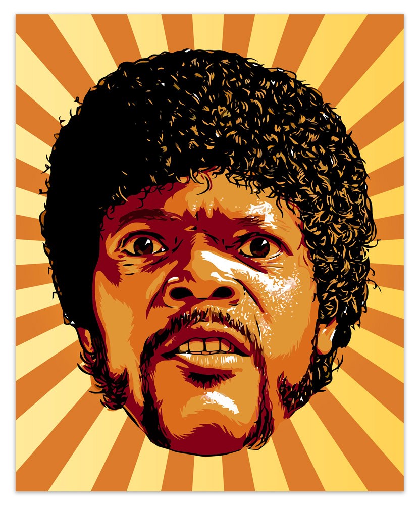 Vinilos Decorativos: Jules Winnfield, Pulp Fiction