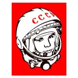 Vinilos Decorativos: Póster Astronauta Yuri Gagarin 4