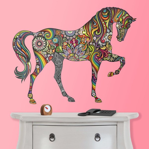 Vinilos Decorativos: Caballo hindú