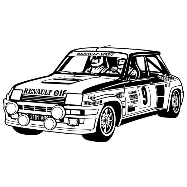 Vinilos Decorativos: Renault 5 Turbo Rally
