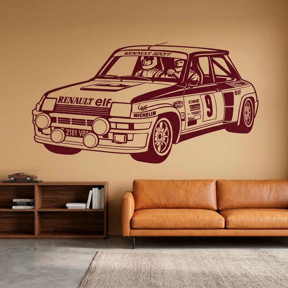 Vinilos Decorativos: Renault 5 Turbo Rally