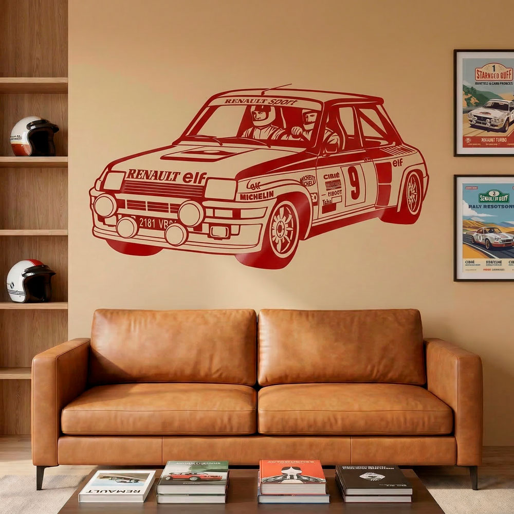 Vinilos Decorativos: Renault 5 Turbo Rally
