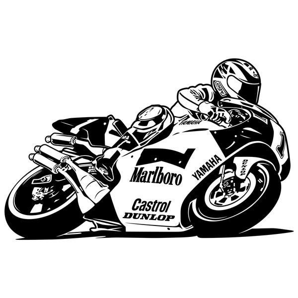 Vinilos Decorativos: Moto de Wayne Rainey