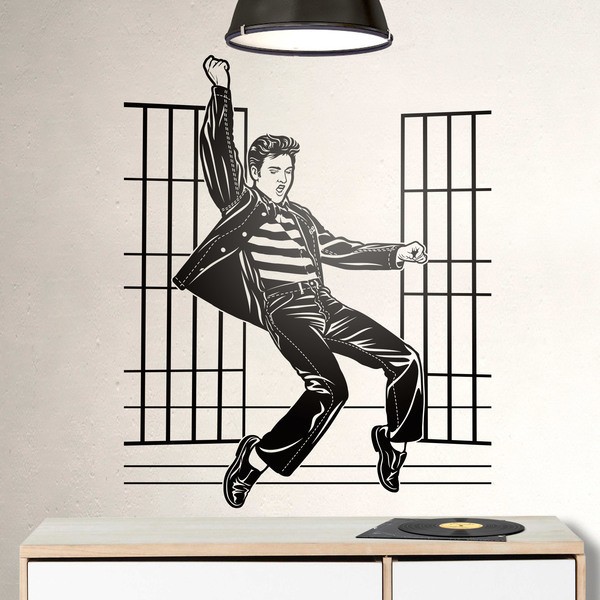 Vinilos Decorativos: Elvis Presley Jailhouse Rock