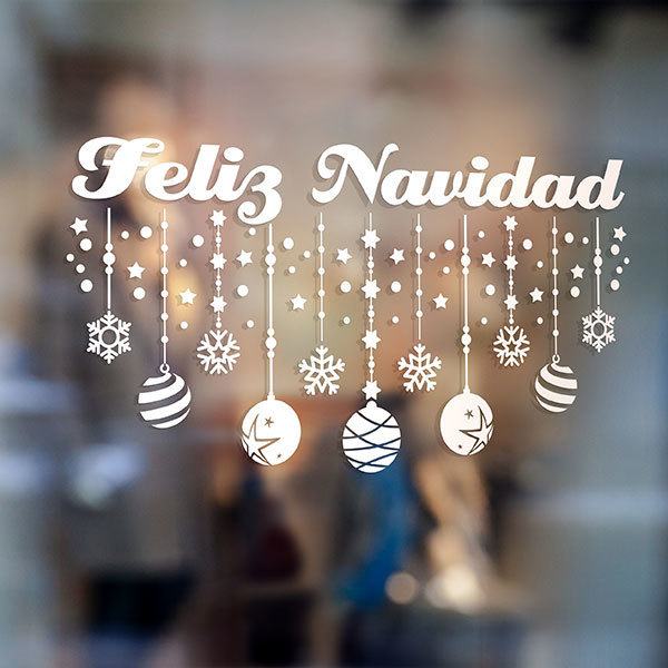 Vinilos Decorativos: Decoración Feliz Navidad