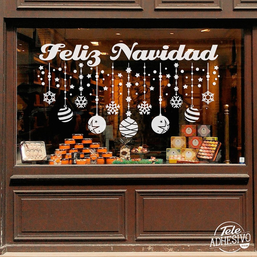 Vinilos Decorativos: Decoración Feliz Navidad